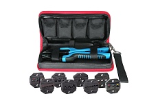 Пресс-клещи с набором номерных матриц КВТ СТВ+8 в сумке 83348