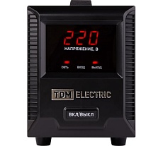Стабилизатор напряжения TDM ELECTRIC БСР1-0,5 кВА, электронный, переносной SQ1201-0031
