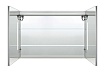 Зеркальный шкаф Aquatek 100x70 см с подсветкой, антипар, хром AQ7109-MLC