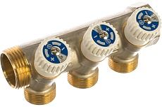 Распределительный коллектор STOUT 1, 3 отвода 3/4ЕК SMB 6851 013403 RG008S37S94CA8