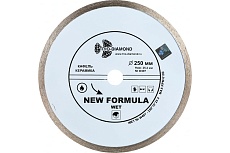 Диск алмазный отрезной Сплошной New Formula (250х25.4 мм) TRIO-DIAMOND W407