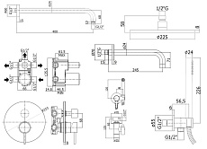 Душевой набор Paffoni Light KITZLIG019CR141 хром