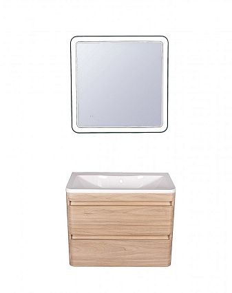 Тумба с раковиной Style Line Атлантика 80 см подвесная