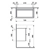 Тумба с раковиной Laufen Space 75 см белый