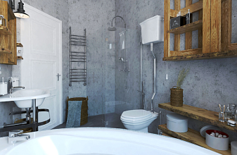Дизайн проект ванной комнаты «Модерн-Арт»