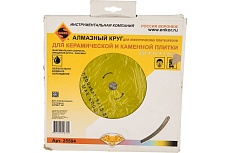 Круг алмазный по керамической плитке 254х16 мм для плиткореза К-467 Энкор 25504