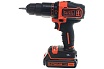 Аккумуляторная ударная дрель-шуруповерт Black&Decker BDCHD18KB-QW