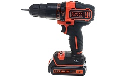 Аккумуляторная ударная дрель-шуруповерт Black&Decker BDCHD18KB-QW