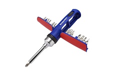 Реверсивная отвертка с трещоткой WORKPRO 3-72 15в1 (14 насадок) WP221061