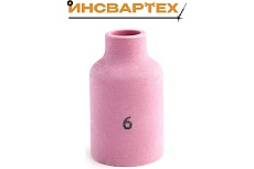Сопло керамическое TIG Инсвартех 17-18-26 54N для газовой линзы №6, 10 шт IST0183