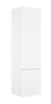 Шкаф пенал AQUAme S1 33 см белый глянец AQM9001WH
