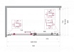 Душевой уголок BelBagno MARINO-2-AH-1-150/80-C-GM 150x80 прозрачный, оружейная сталь