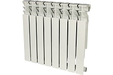Алюминиевый радиатор Rommer Plus 500 8 секций RAL9016 89565