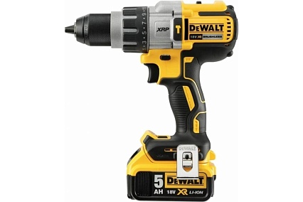 Бесщеточная ударная дрель-шуруповерт DeWalt XRP 18 В, 2 АКБ XR Li-Ion 5.0 Ач + 1 АКБ XR Li-Ion 6.0 Ач DCD996TP2-QW