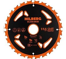 Диск пильный Vezdehod 184х30 мм, 24Т, 7º Hilberg HV189