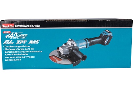 Аккумуляторная угловая шлифовальная машина Makita XGT BL 40В, 230 мм, GA038GZ
