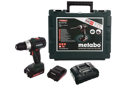 Аккумуляторная дрель-шуруповерт Metabo BS 18 LT BL 2x2.0 Ач 602325550