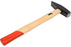 Молоток Gramex 500 г, с деревянной ручкой кованый (6/36) 005940