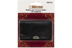 Набор для точных работ Micron (отвёртки) SSP-25 25 сменных отвёрток/бит 731279