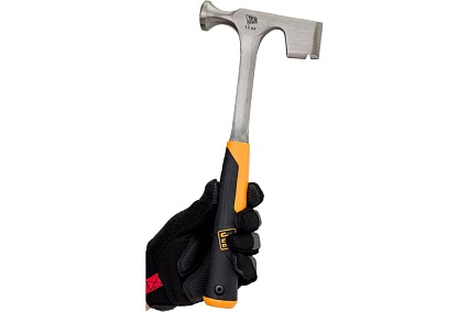 Цельнокованый молоток каменщика JCB 340 г JHM006