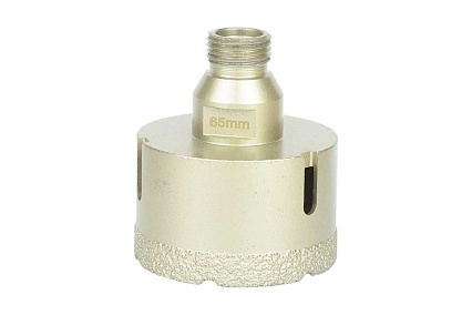 Коронка алмазная, вакуумное спекание (65х40 мм; 1/2"; М14) TECH-NICK TUK 136.600.7027