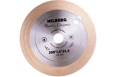 Диск алмазный отрезной Master Сeramic (200х1.4х25.4 мм) Hilberg HM505