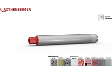 Коронка сверлильная алмазная HSP-E (76х450 мм; 1 1/4 UNC) Rothenberger FF51076