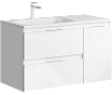 Мебель для ванной Aqwella Accent 90 см левая, белый