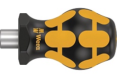 Отвёртка-битодержатель короткая WERA антистатическая, магнит, 1/4&quot;, 10 мм, 1/4&quot; WE-008881