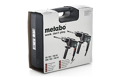 Ударная дрель Metabo SBE 760, патрон с зубчатым венцом 600841500