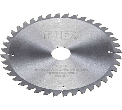 Специальное пильное полотно 190x1.6/1x30 мм, HW 40/15° WZ Flex 503649