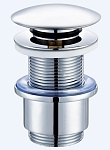 Донный клапан Cezares CZR-SC-01, click-clack, без перелива, хром