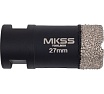 Коронка алмазная универсальная MKSS Toolbox KS2803 HARD 27 мм, M14 для УШМ KS28030027