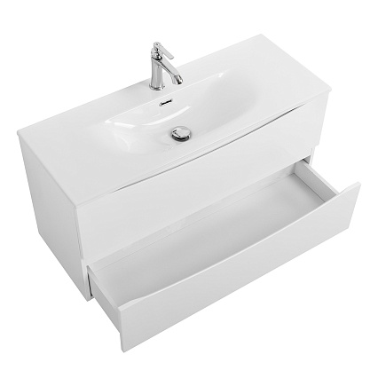 Мебель для ванной BelBagno Marino-Cer-Mini 100 см Bianco Lucido