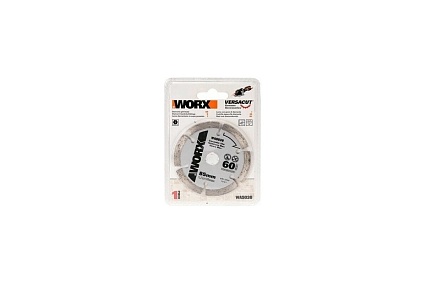 Пильный диск алмазный 85x1.2x15 мм Worx WA5038