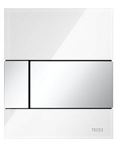Кнопка смыва для писсуара TECE Square 9242802 стекло, белый/хром глянцевый