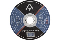 Отрезной круг Steel A060TBF 125x1x22 мм, Т41, металл Interflex 4078121010