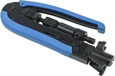 Инструмент IEK ITK для обжима коннекторов F-типа на коаксиальный кабель TM2-G10F