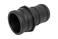 Камлок TITAN LOCK 3in типа E, ниппель с хвостовиком (полипроп.) TL300EPP