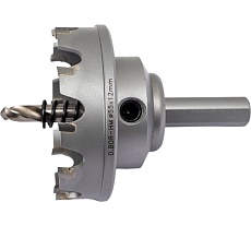 Коронка по металлу HM (55х12 мм; хвостовик 10 мм; комплект) D.BOR HS-HM-12-055-T