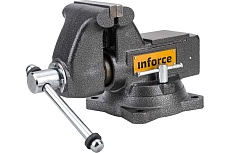 Поворотные слесарные тиски Inforce 115 мм 05-23-09