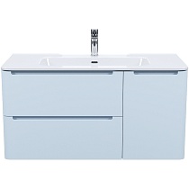 Тумба с раковиной Iddis Edifice 100 см голубой EDI10B0i95K