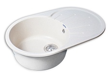 Кухонная мойка GranFest Rondo GF-R750L 75 см белый