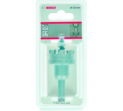 Коронка Precision for Sheet Metal с твердосплавными напайками 33 мм Bosch 2608594141
