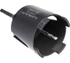 Коронка алмазная с переходником М16-SDS+ по железобетону Expert (82х70 мм) Diamaster 121.600.7226