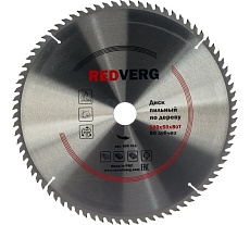 Диск пильный по дереву твердосплавный (500х50 мм; 80 зубьев) Redverg 6621246