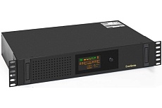 Источник бесперебойного питания Exegate ServerRM UNL-1000.LCD.AVR.2SH.3C13.USB.2U 1000VA 650W, Color LCD, AVR, 2*Schuko+3*C13, USB, 2U, установка в стойку, Black 293850