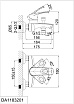Смеситель для ванны D&K Bayern Erlangen DA1183201 с душем