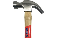 Молоток столярный с деревянной рукояткой WORKPRO 225гр WP241004