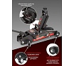 Подкатной домкрат Rockforce 25 т, с фиксацией, h min 140 мм, h max 387 мм RF-TH22501C(17352) RF-TH22501C кейс(17352)